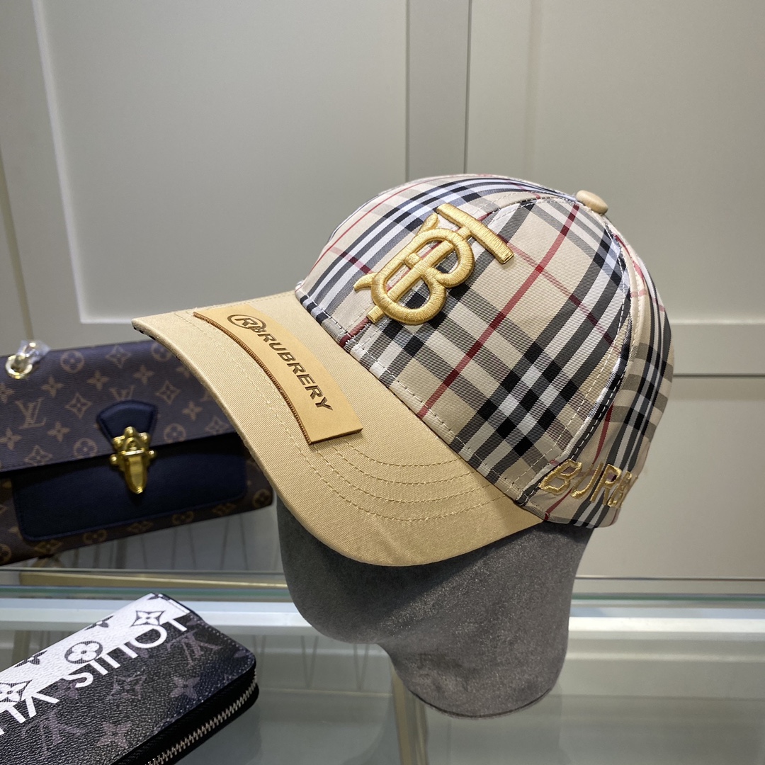 Burberry Monogram Motif Icon Stripe Baseball Cap - DesignerGu