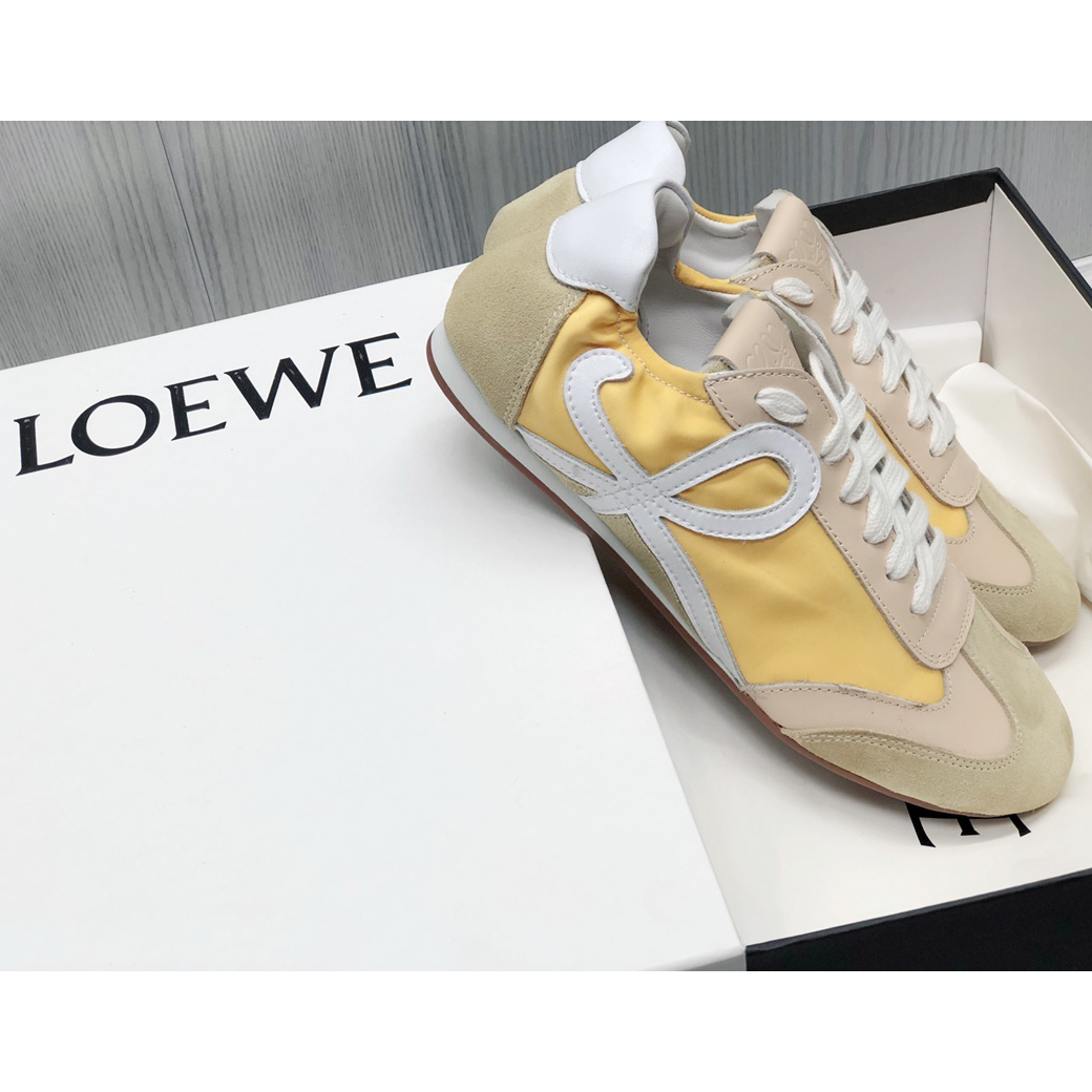 Loewe Ballet Runner In Nylon And Calfskin - DesignerGu