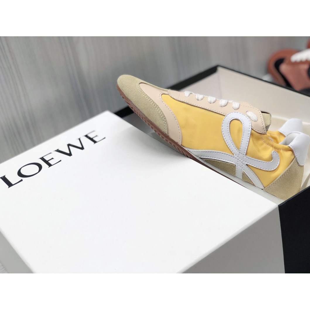 Loewe Ballet Runner In Nylon And Calfskin - DesignerGu