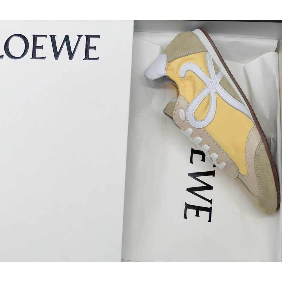 Loewe Ballet Runner In Nylon And Calfskin - DesignerGu