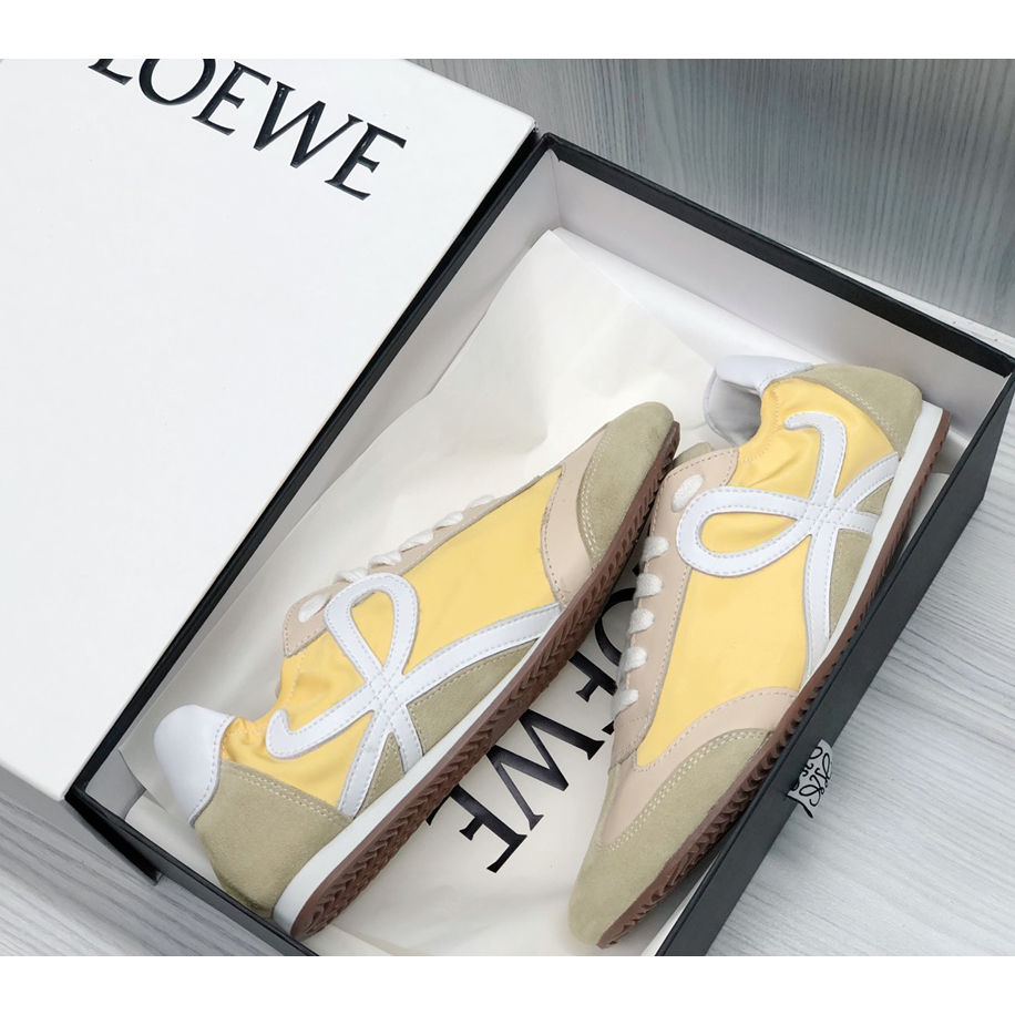 Loewe Ballet Runner In Nylon And Calfskin - DesignerGu