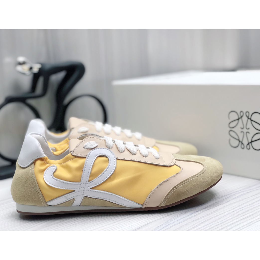 Loewe Ballet Runner In Nylon And Calfskin - DesignerGu