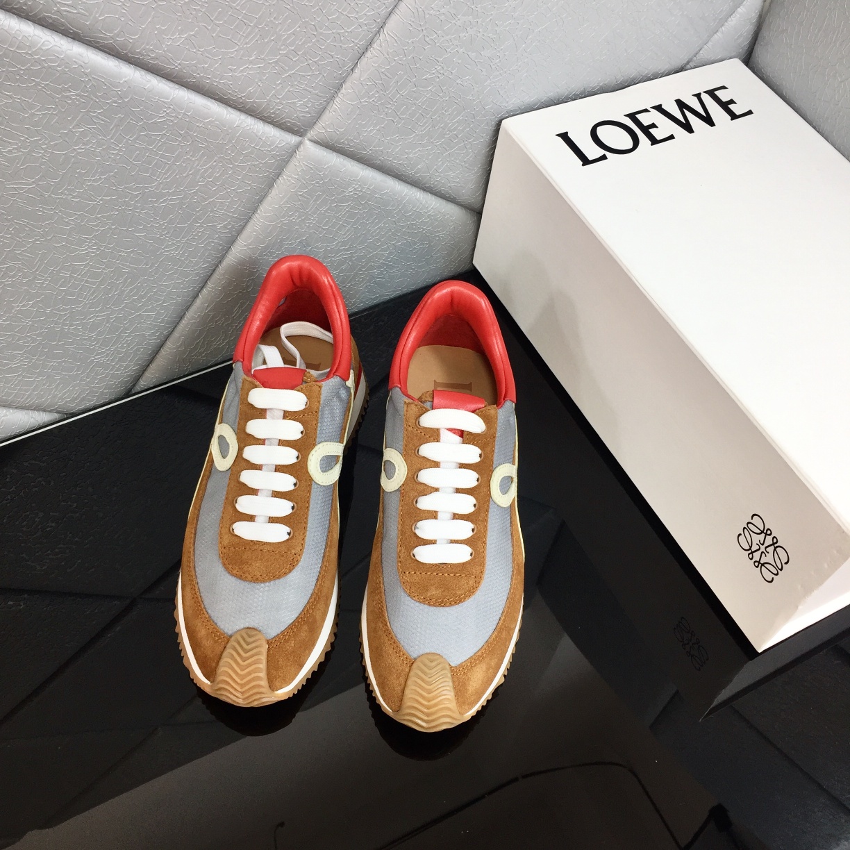 Loewe Flow Runner In Calfskin - DesignerGu