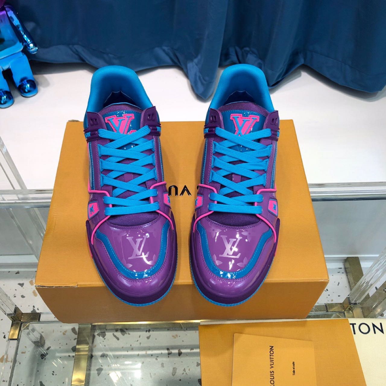 Louis Vuitton LV  Trainer Sneaker(Upon UK size) - DesignerGu