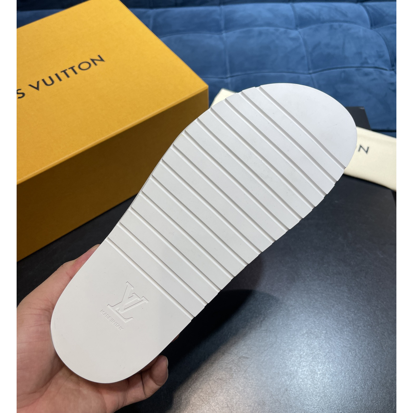 Louis Vuitton x NBA Monogram Slipper - DesignerGu