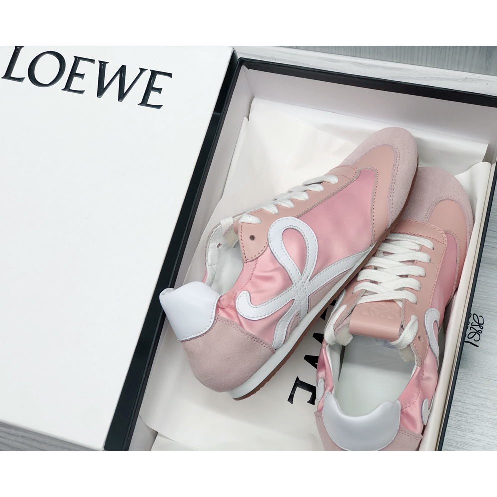 Loewe Ballet Runner In Nylon And Calfskin - DesignerGu