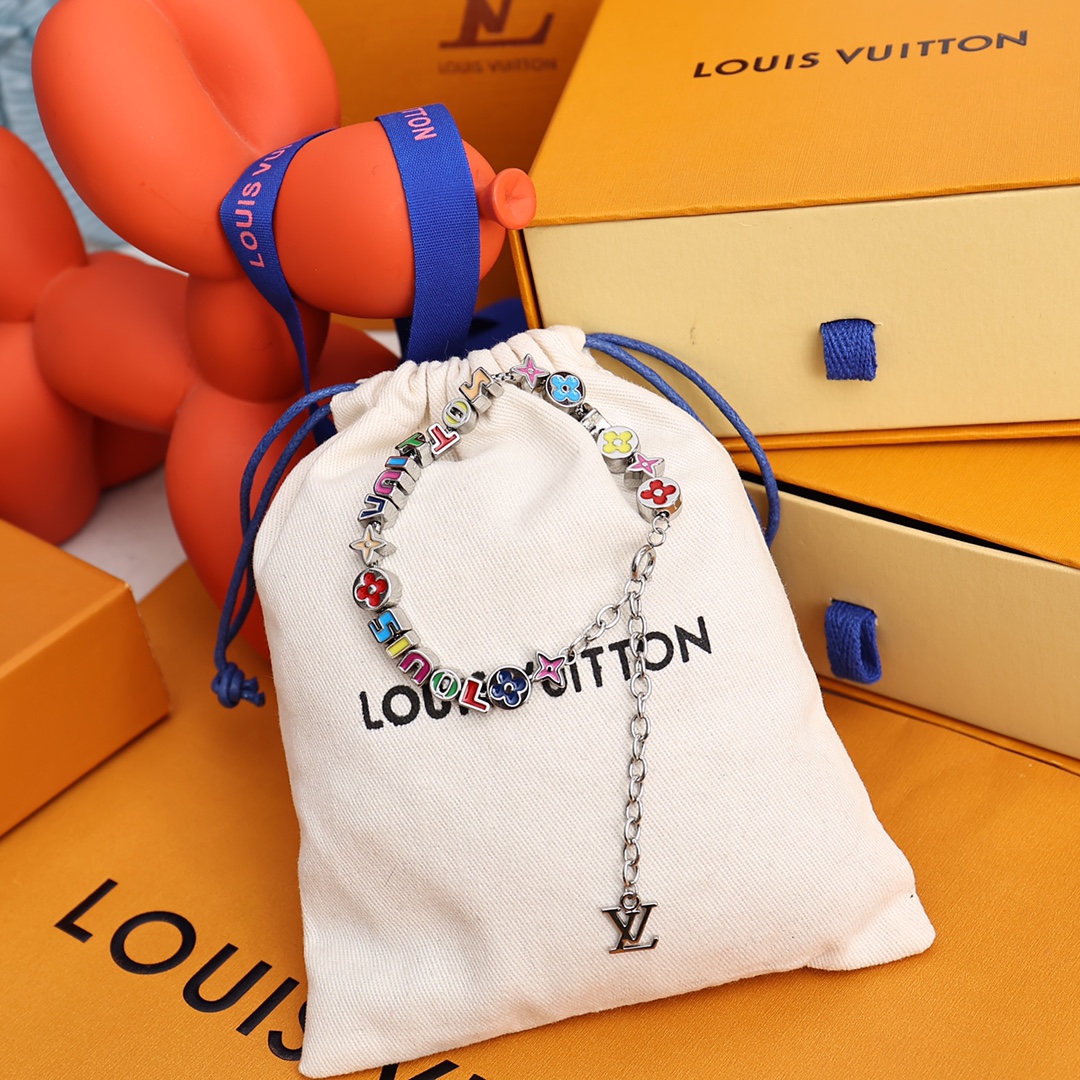 Louis Vuitton MP3282 Monogram Party Bracelet - DesignerGu