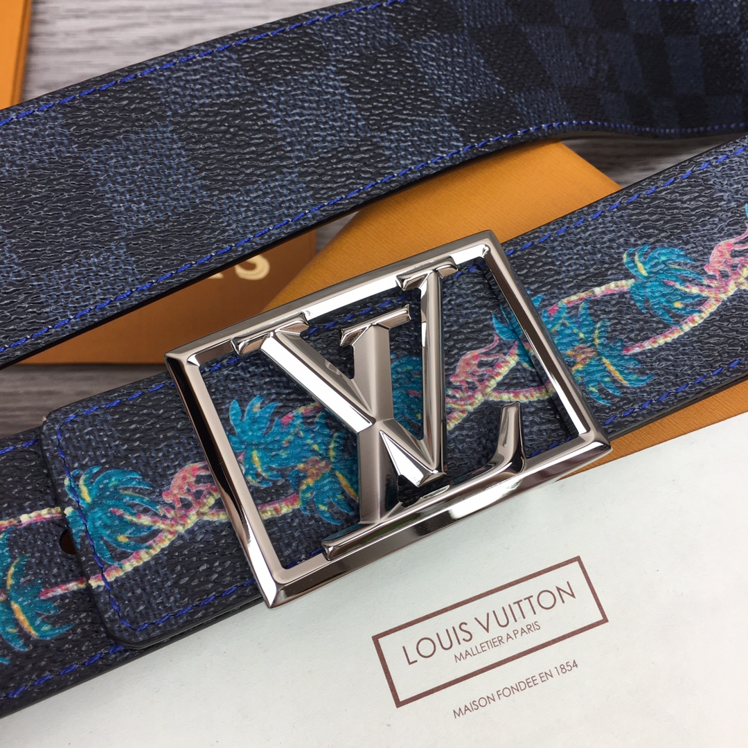 Louis Vuitton Shape 40MM Reversible Belt - DesignerGu