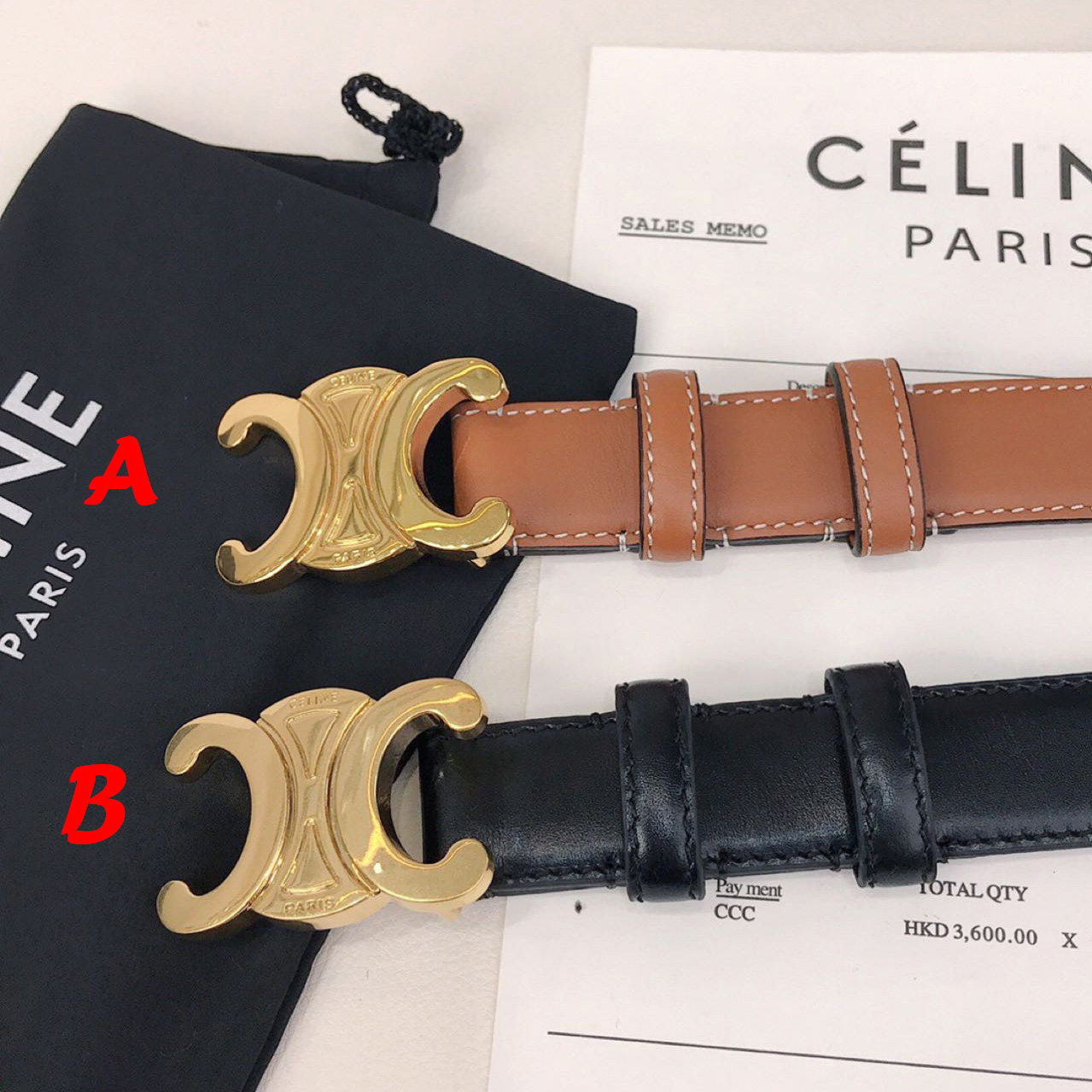 Celine Triomphe Belt - DesignerGu