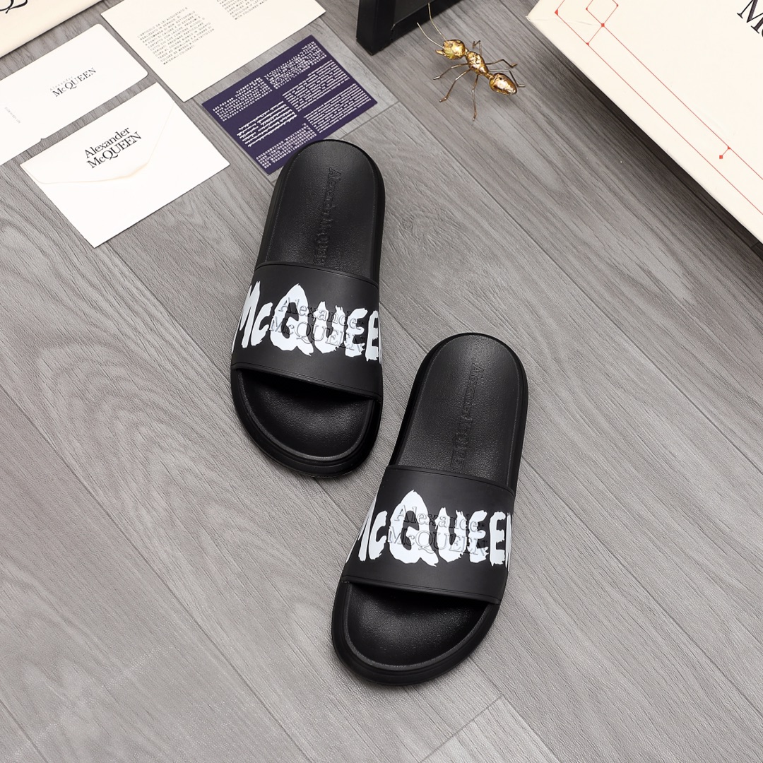 Alexander Mqueen Logo Slipper - DesignerGu