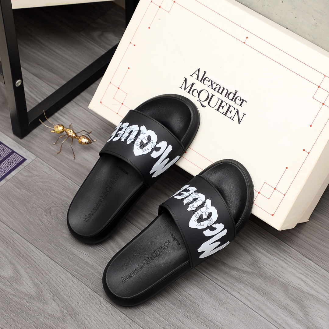 Alexander Mqueen Logo Slipper - DesignerGu