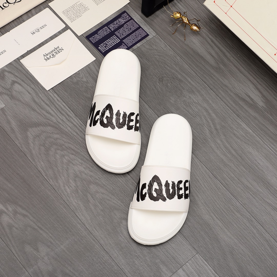 Alexander Mqueen Logo Slipper - DesignerGu