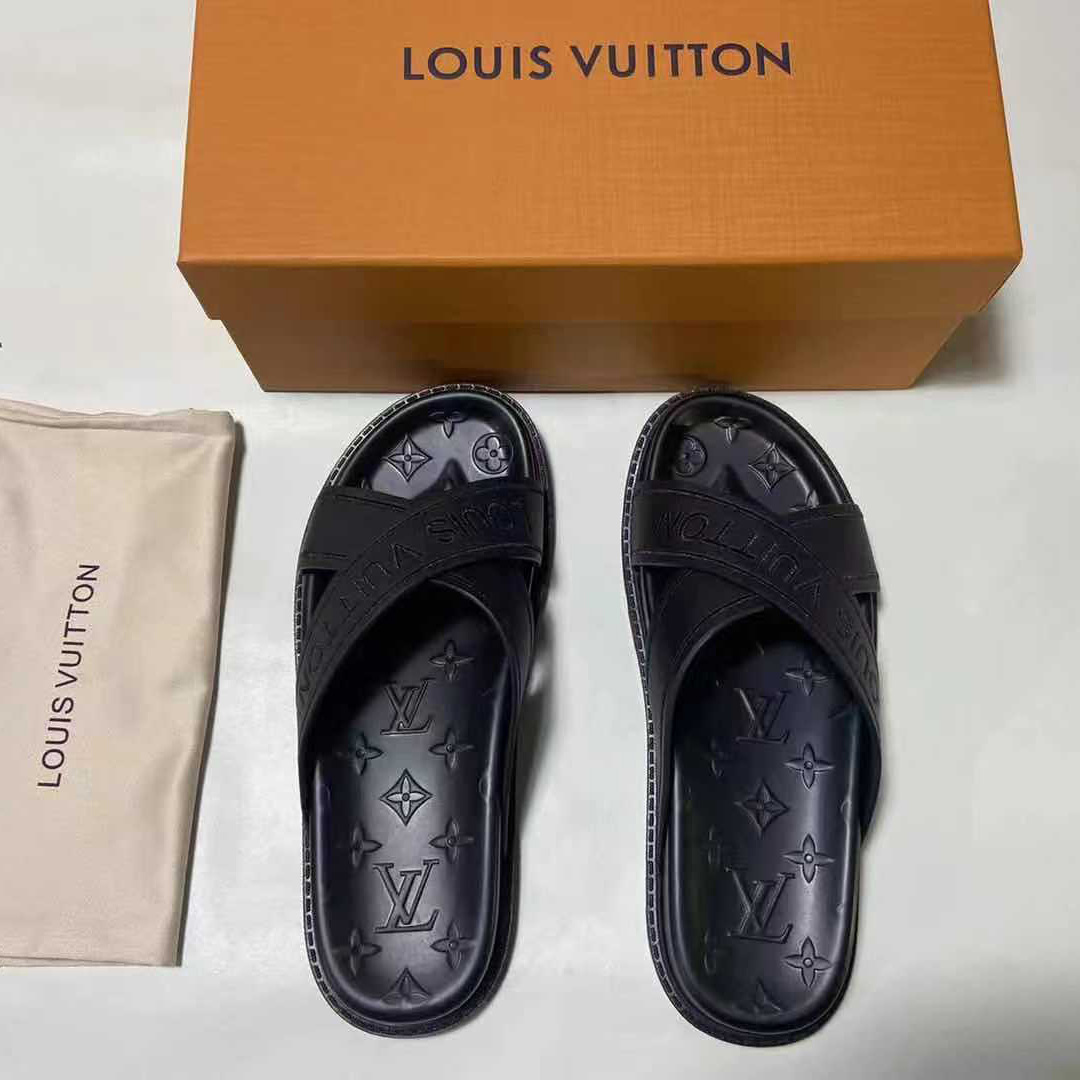 Louis Vuitton Monogram Slippers(Upon UK Size) - DesignerGu