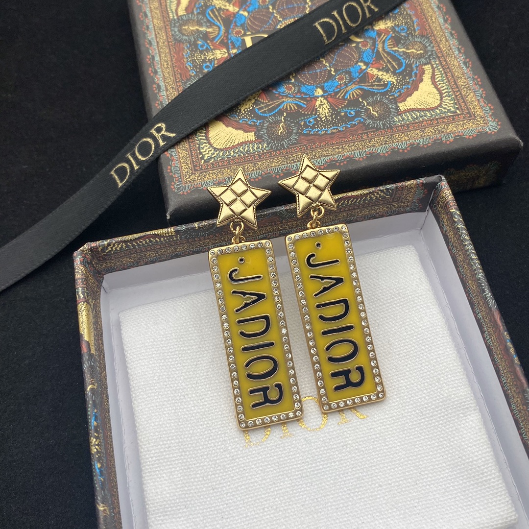 Dior Square Earrings  - DesignerGu