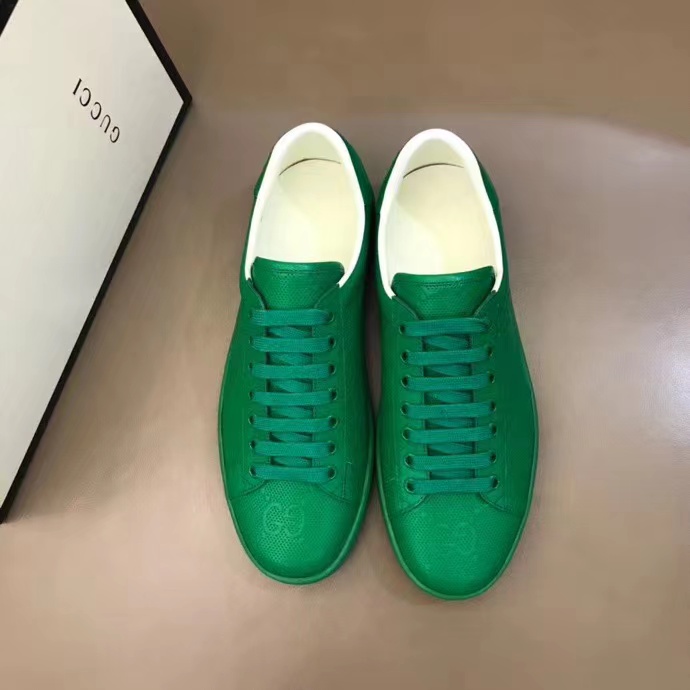 Gucci GG Sneaker In Green - DesignerGu