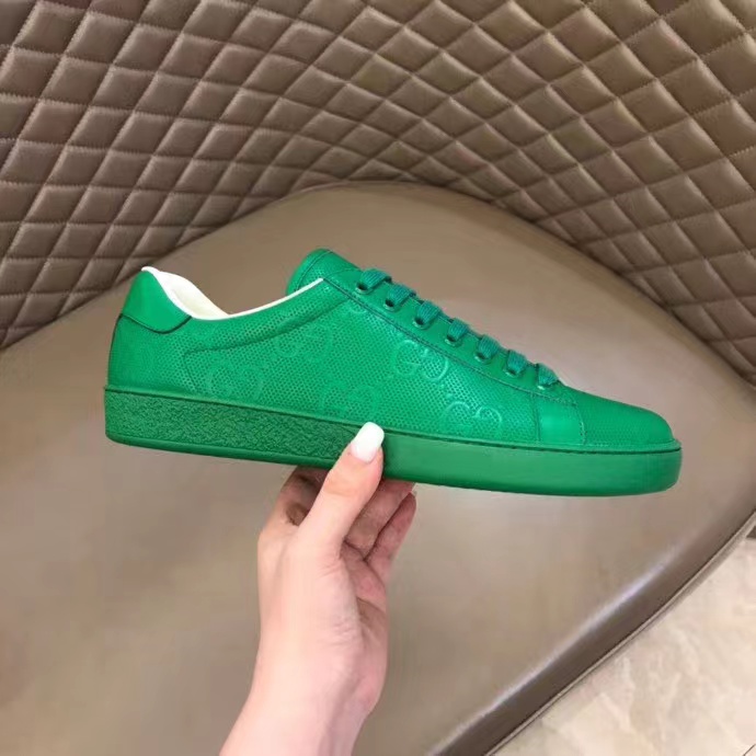 Gucci GG Sneaker In Green - DesignerGu