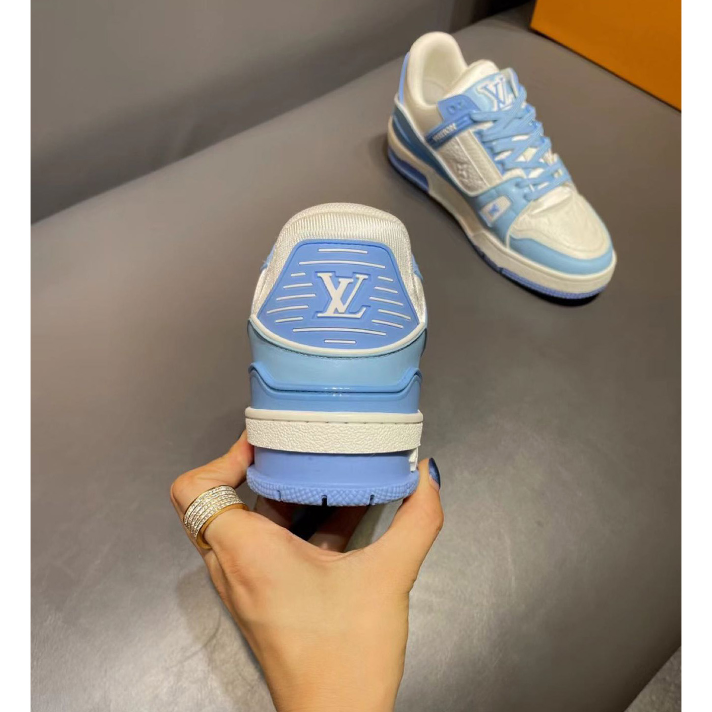 Louis Vuitton Run  Away Sneaker(Upon UK Size) - DesignerGu