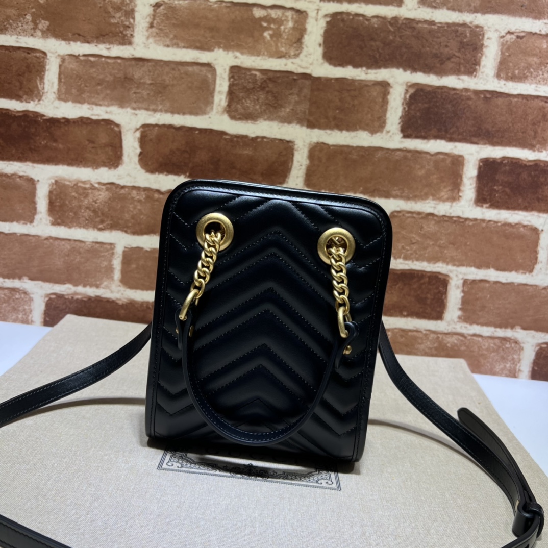 Gucci GG  Marmont Mini Handbag （16-19-7CM） - DesignerGu