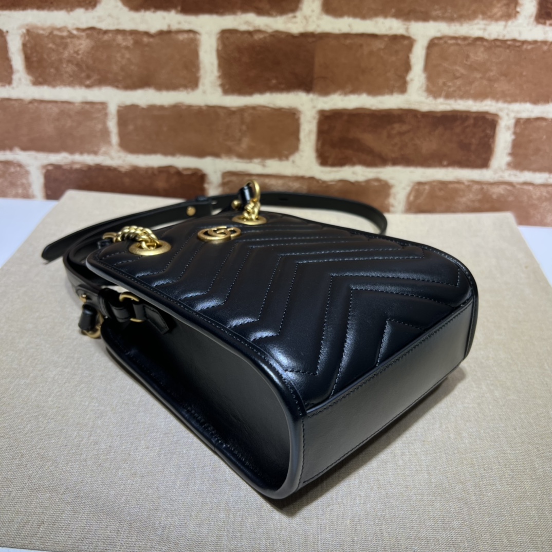 Gucci GG  Marmont Mini Handbag （16-19-7CM） - DesignerGu