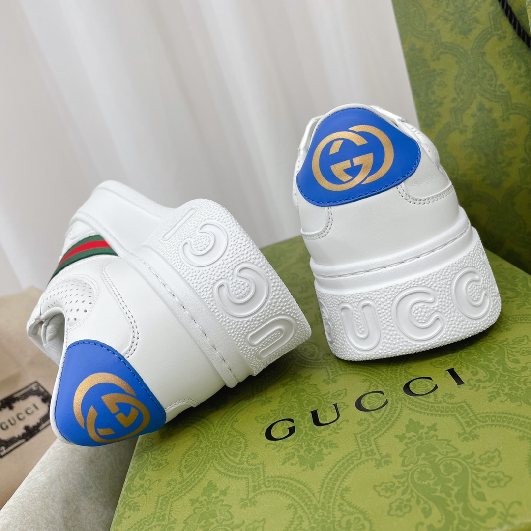 Gucci GG Chunky B Series Men's &Women's Sneakers With Web(Upon UK SIZE) - DesignerGu