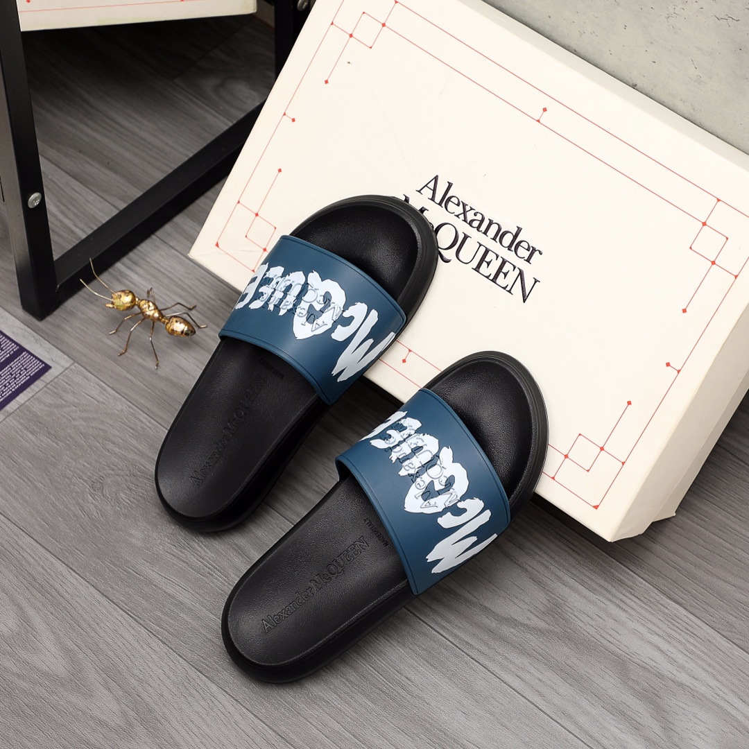 Alexander Mqueen Logo Slipper - DesignerGu