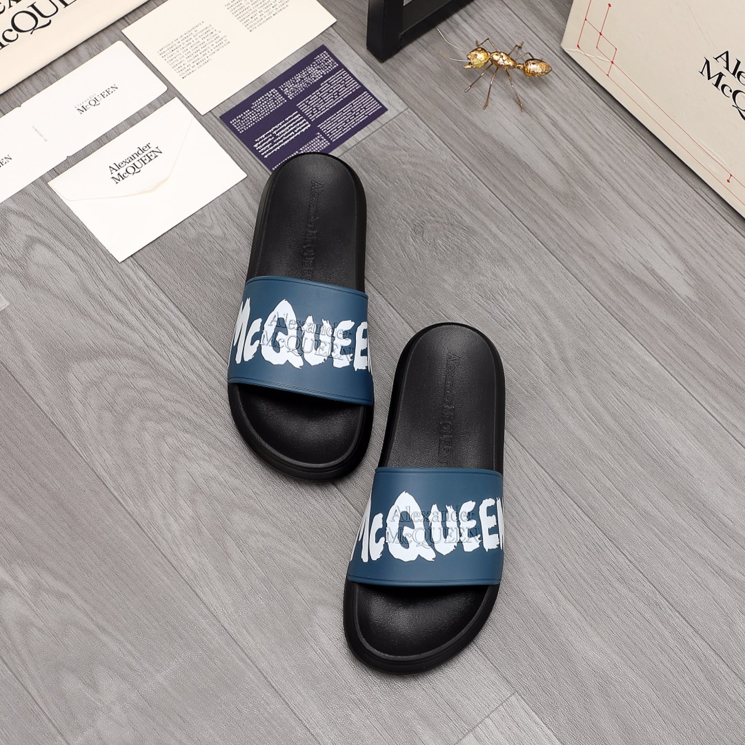 Alexander Mqueen Logo Slipper - DesignerGu