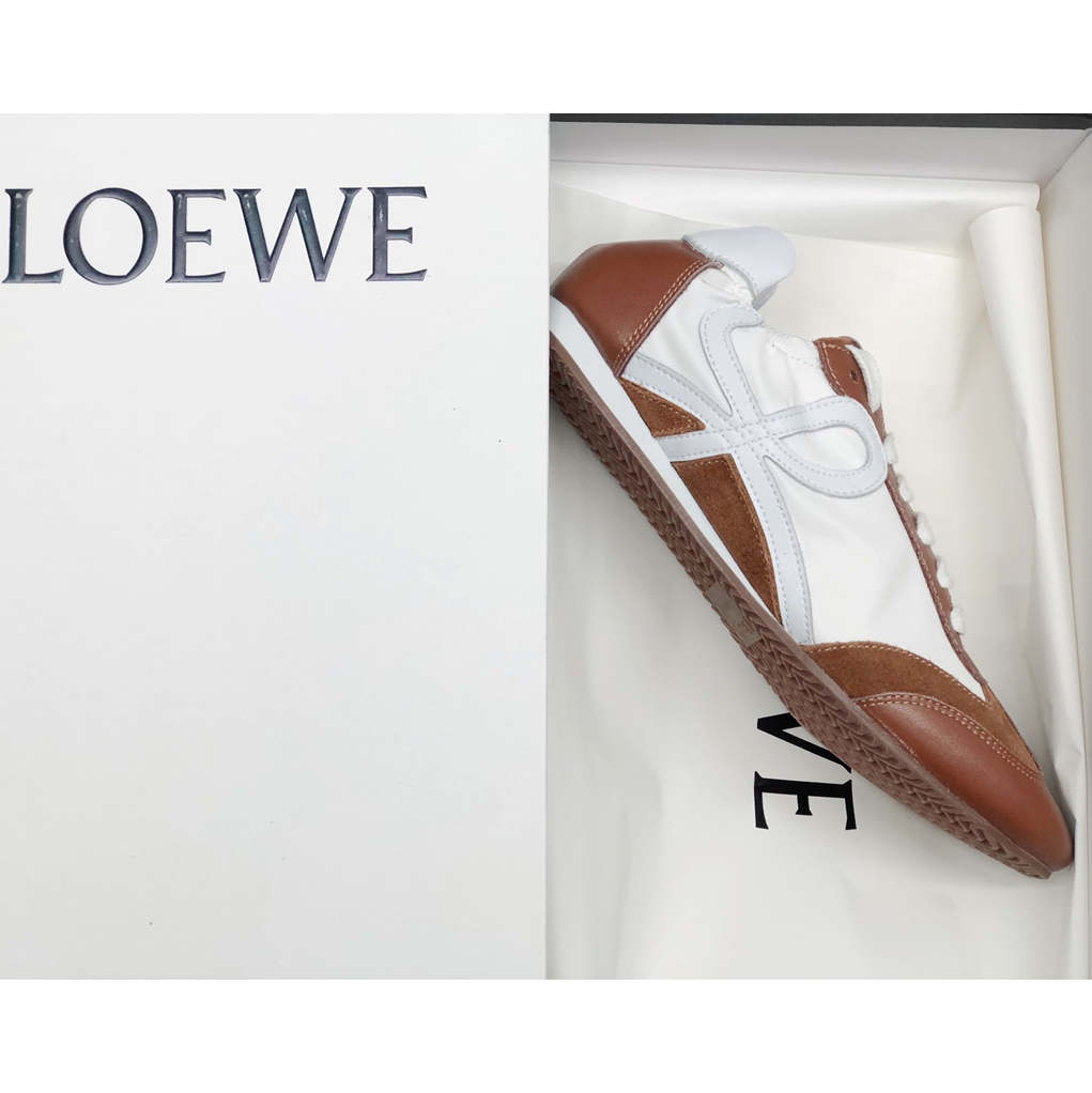 Loewe Ballet Runner In Nylon And Calfskin - DesignerGu