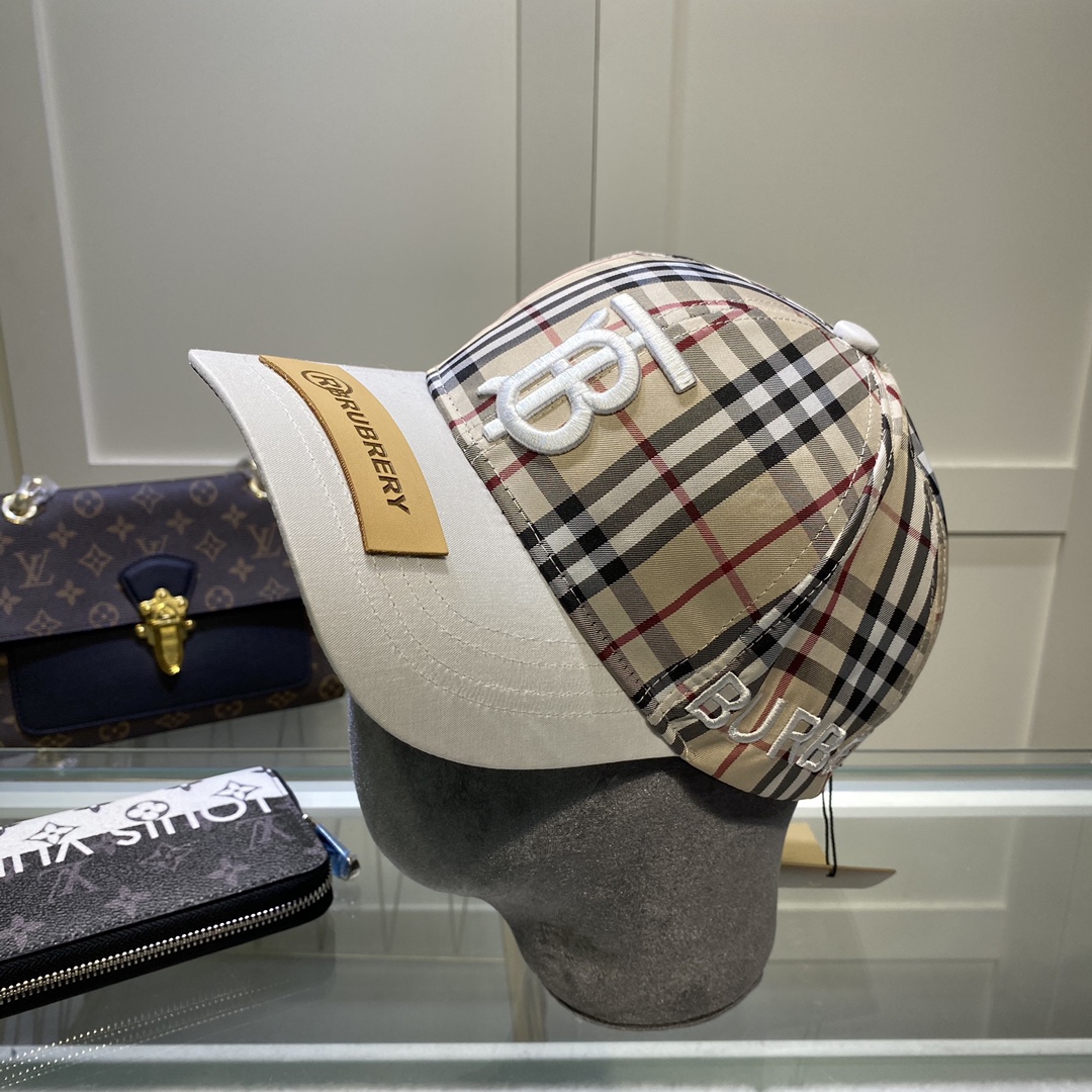 Burberry Monogram Motif Icon Stripe Baseball Cap - DesignerGu