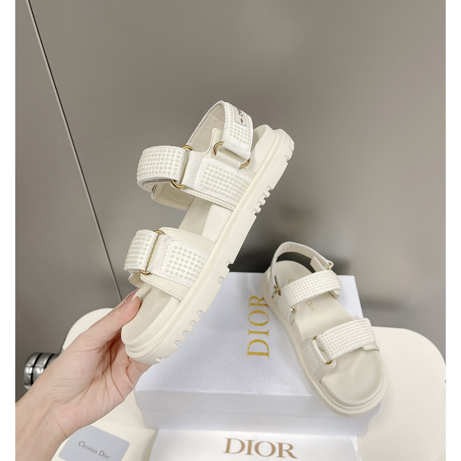 Dior Women Dioract Sandal - DesignerGu