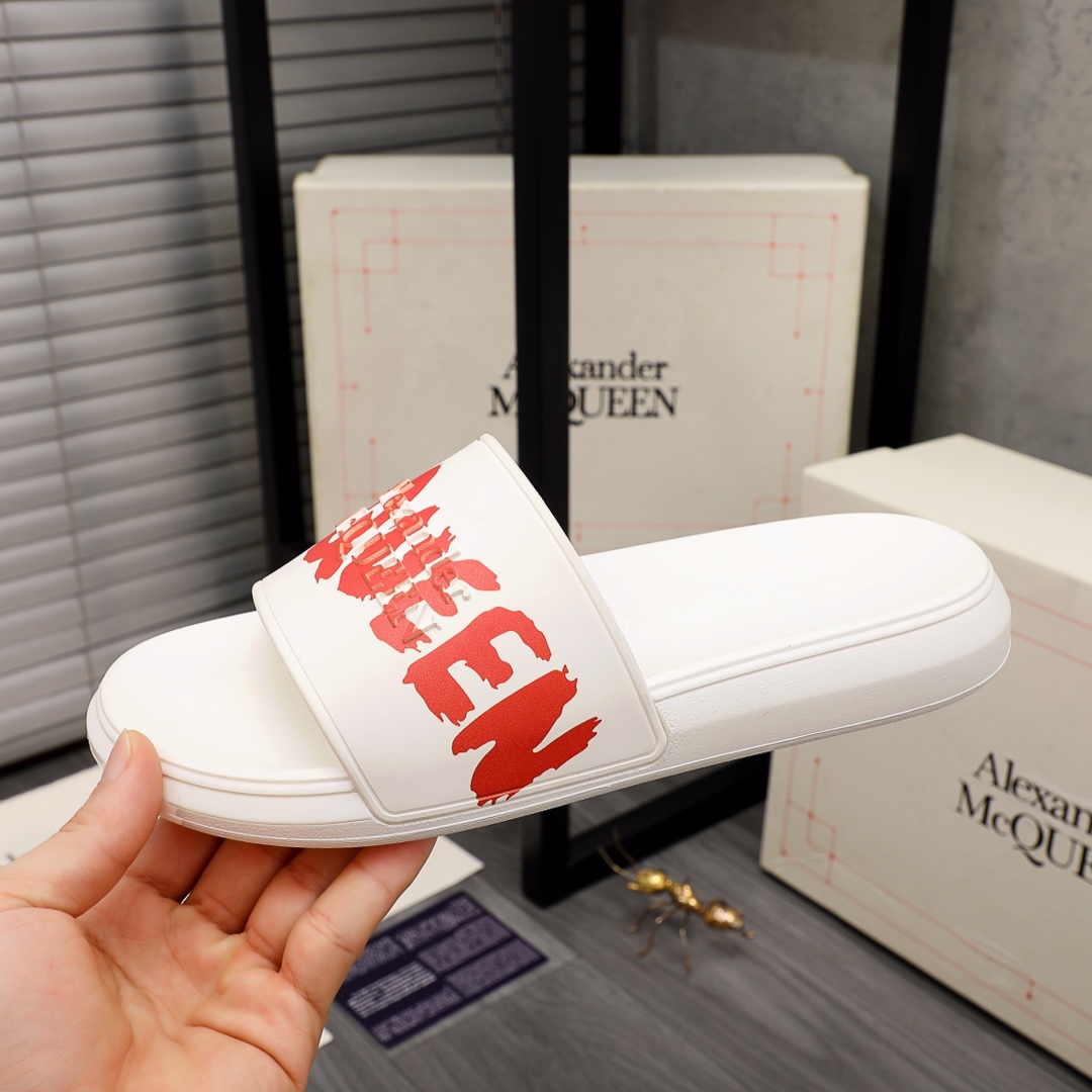 Alexander Mqueen Logo Slipper - DesignerGu