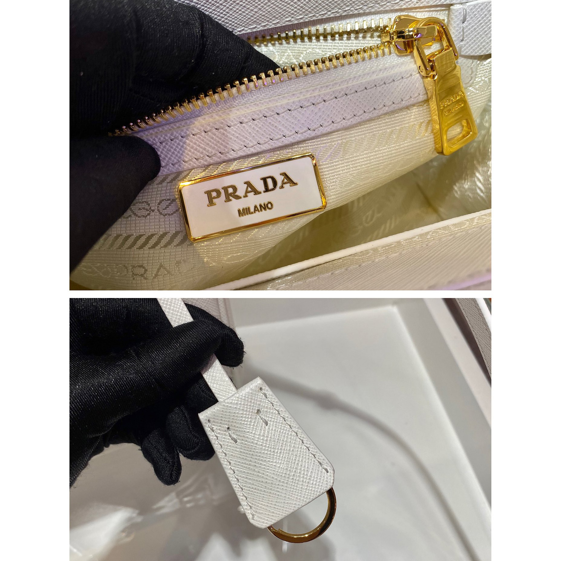 Prada Galleria Saffiano Leather Micro-Bag(20-14.5-9.5cm)   1BA906 - DesignerGu