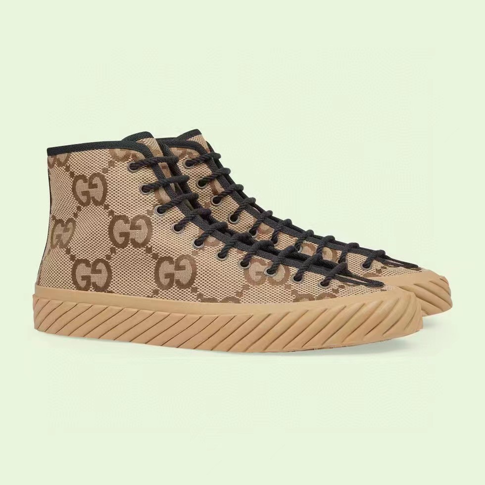 Gucci High-Top Maxi GG Sneaker - DesignerGu