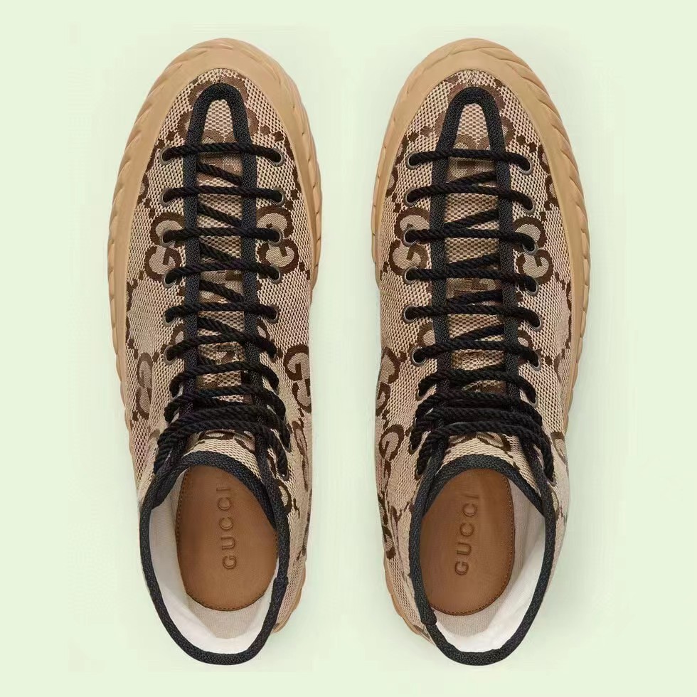 Gucci High-Top Maxi GG Sneaker - DesignerGu