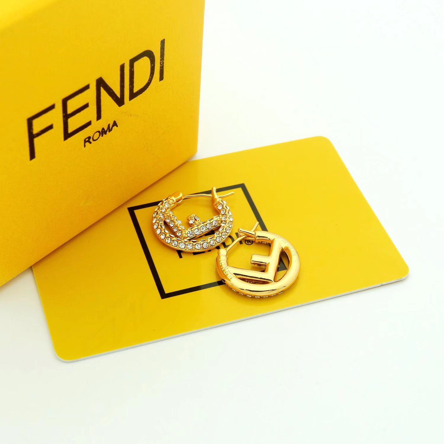 Fendi F Is Fendi Earrings - DesignerGu