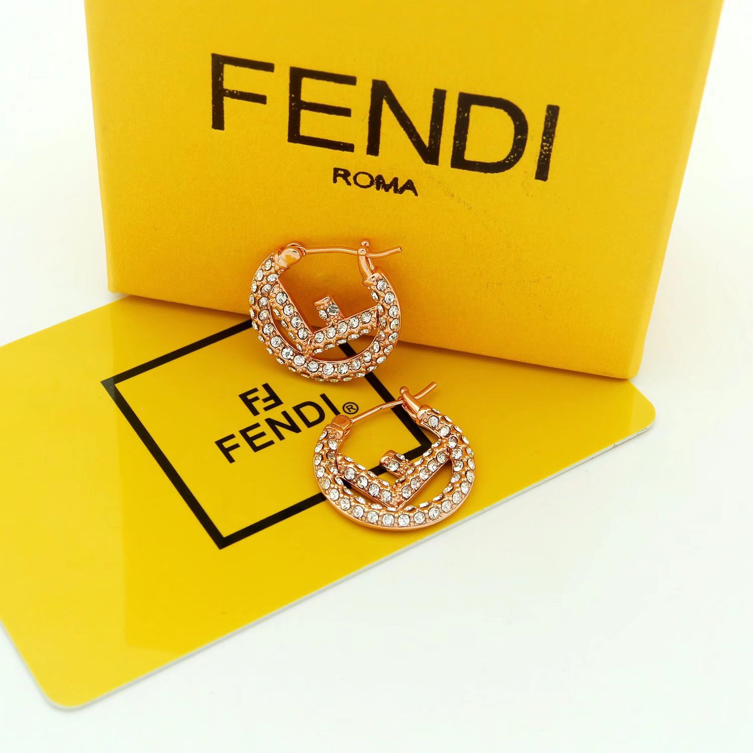 Fendi F Is Fendi Earrings - DesignerGu