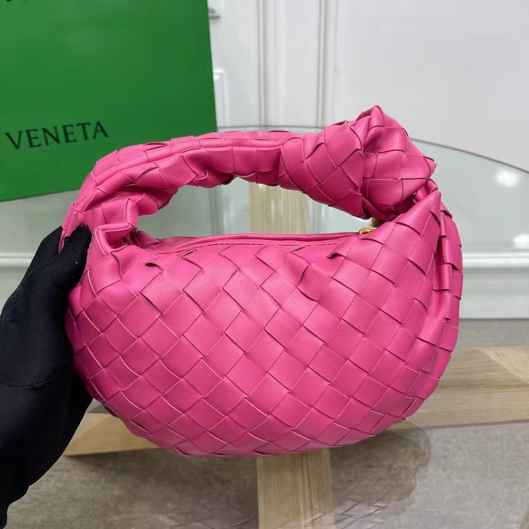 Bottega Veneta Teen Jodie Teen Intrecciato Leather Shoulder Bag(23-28-10CM) - DesignerGu