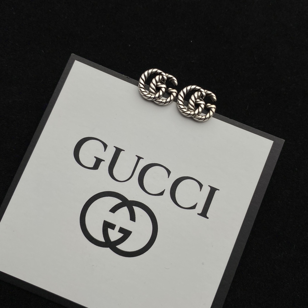 Gucci Double G Earrings - DesignerGu