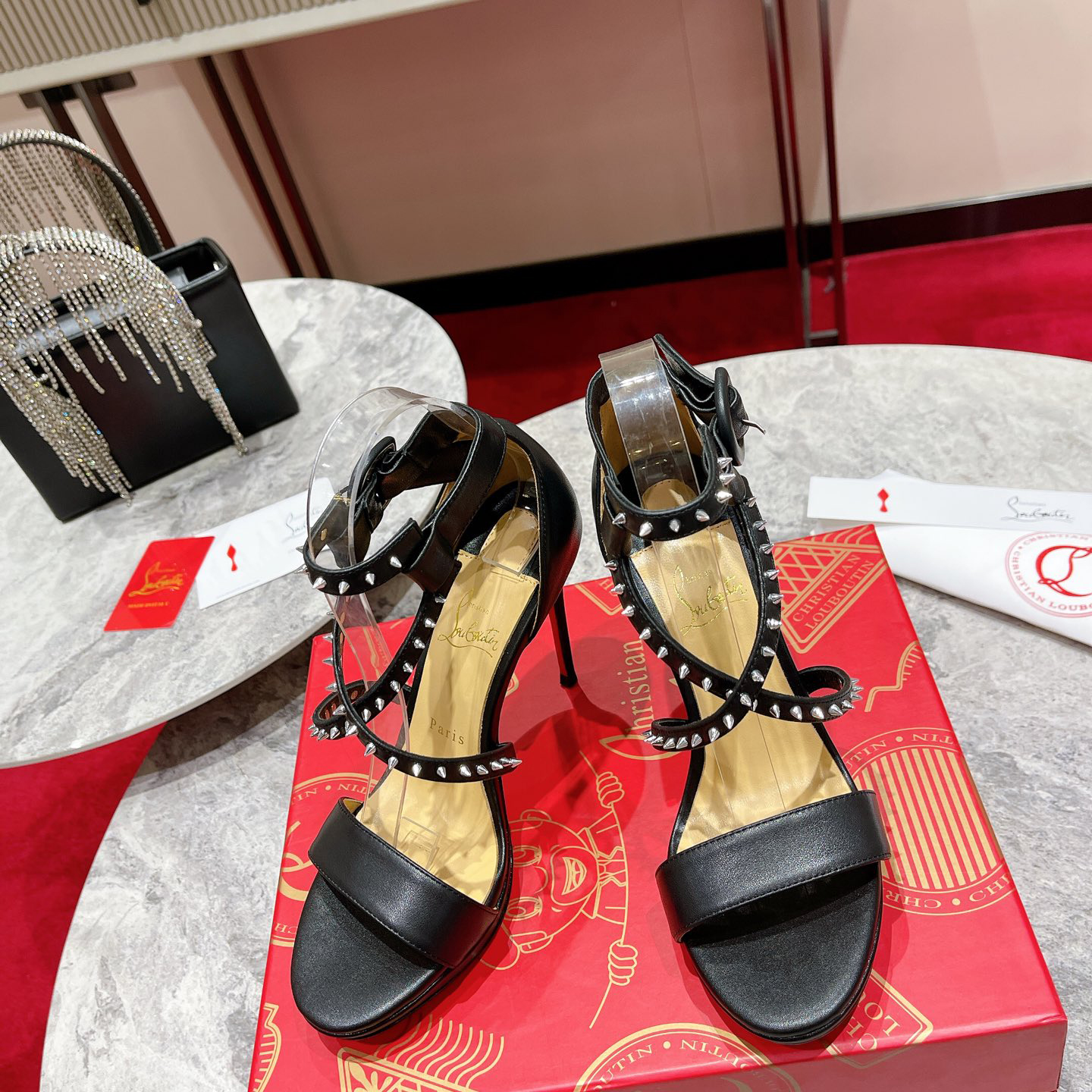 Christian Louboutin Choca Lux Sandals    - DesignerGu