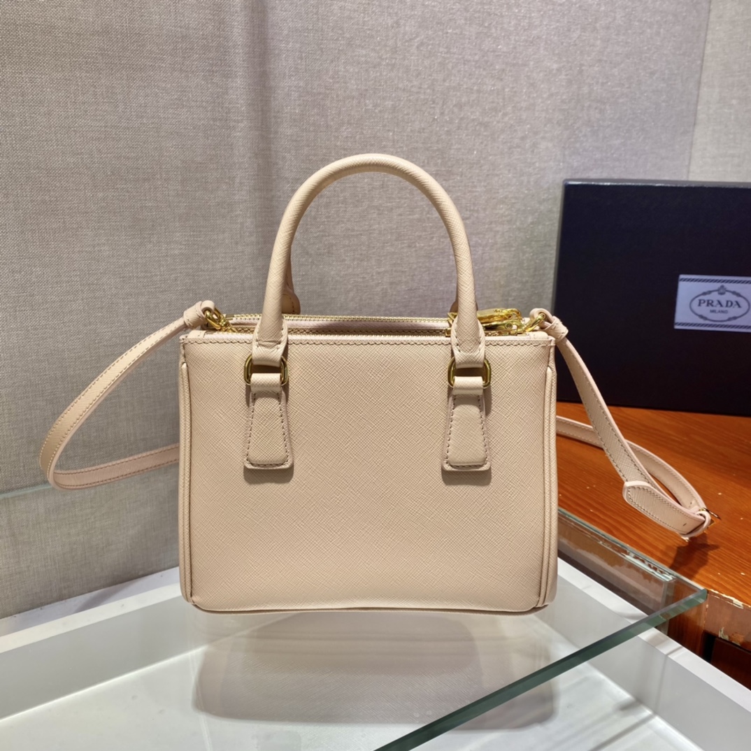 Prada Galleria Saffiano Leather Micro-Bag(20-14.5-9.5cm)   1BA906 - DesignerGu