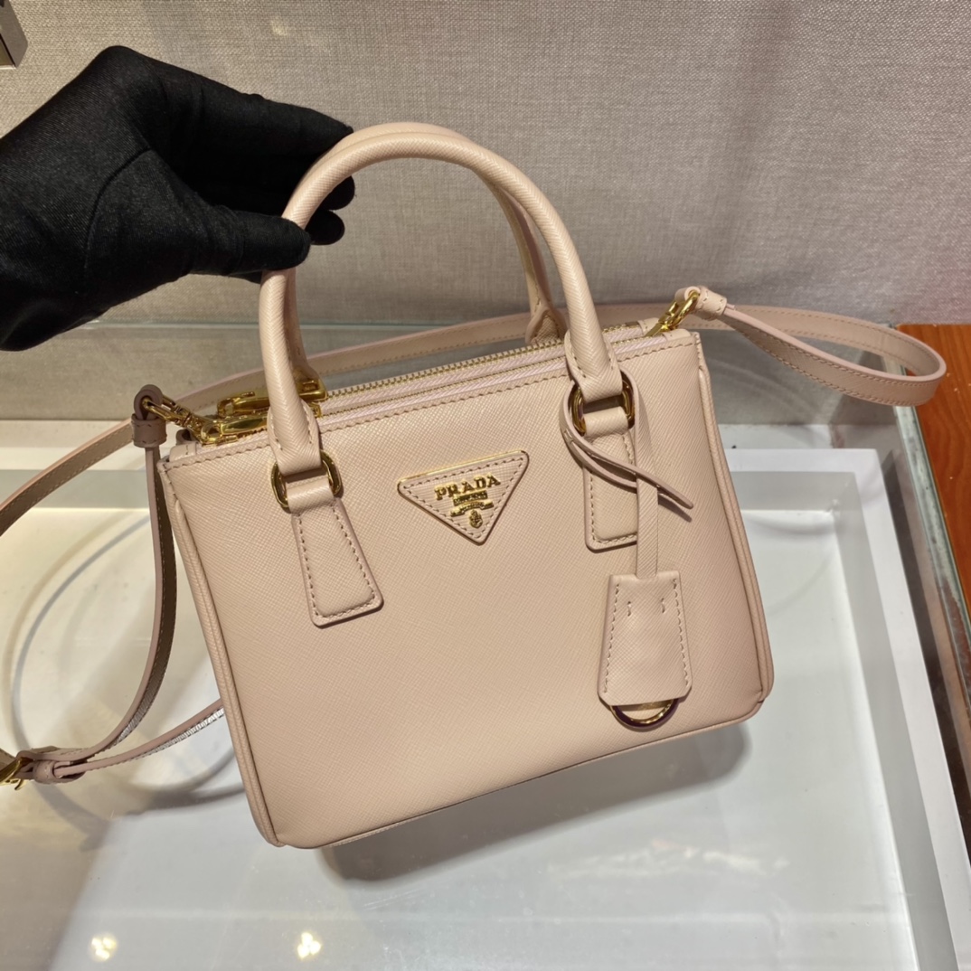 Prada Galleria Saffiano Leather Micro-Bag(20-14.5-9.5cm)   1BA906 - DesignerGu