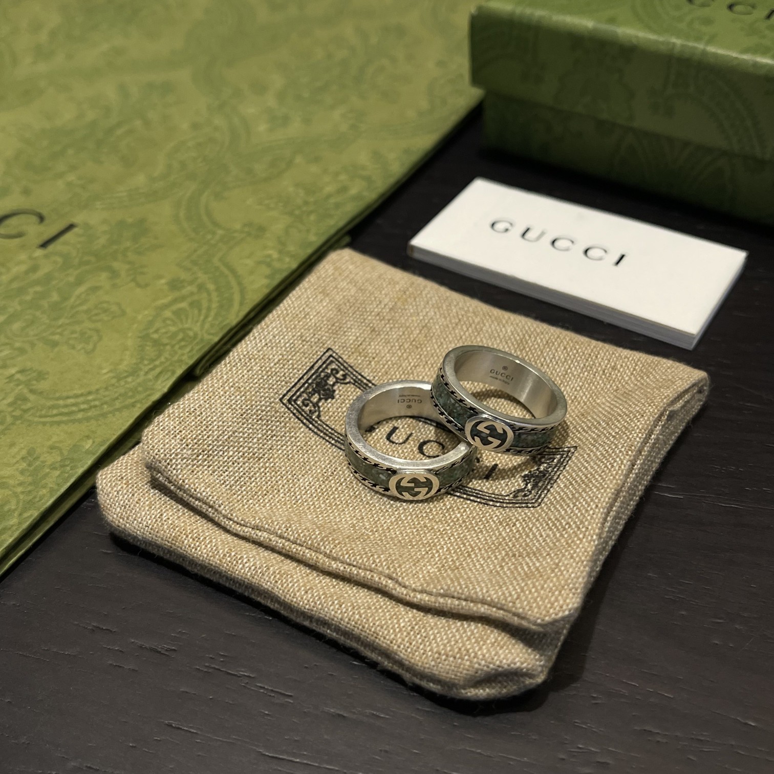 Gucci Ring with Interlocking G - DesignerGu