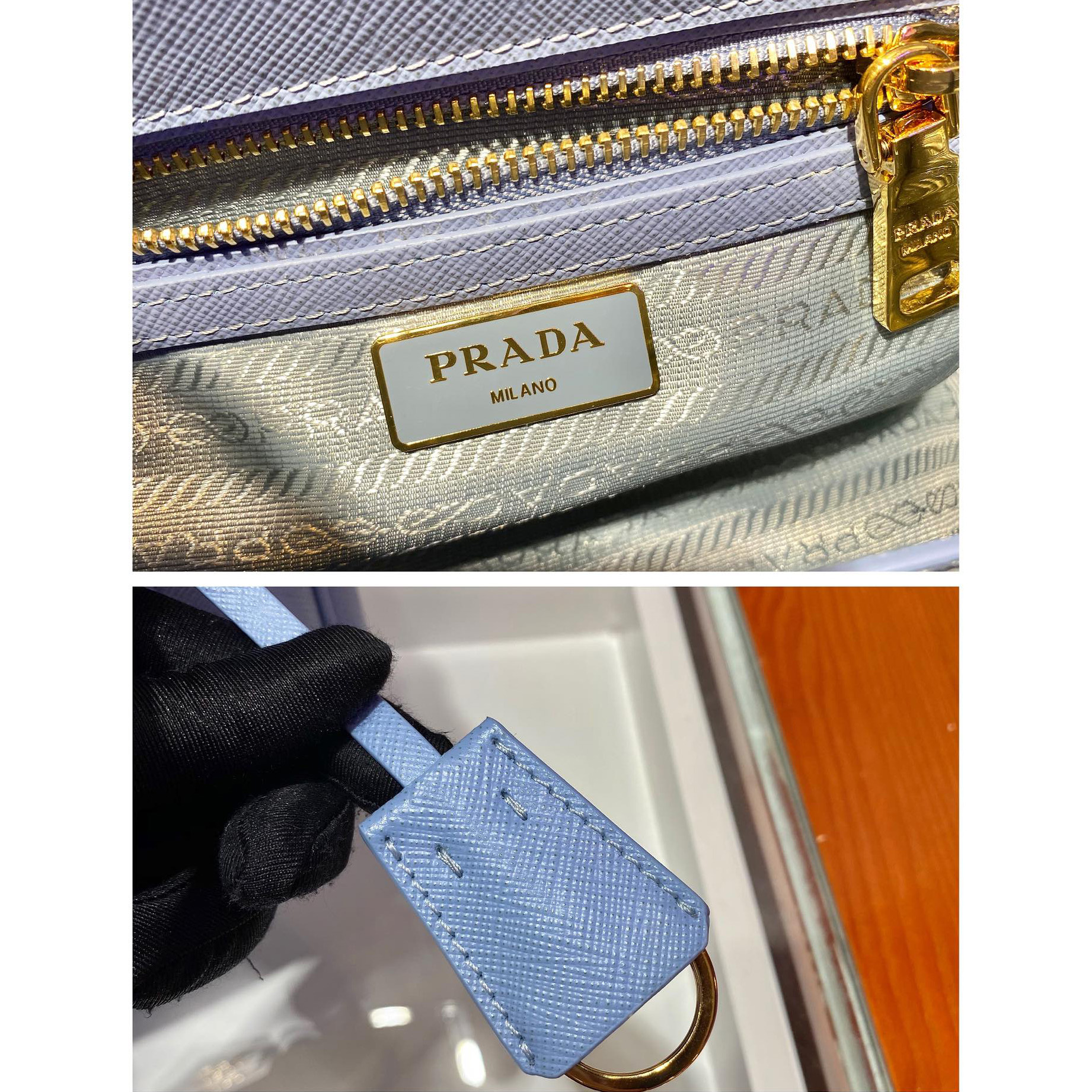 Prada Galleria Saffiano Leather Micro-Bag(20-14.5-9.5cm)   1BA906 - DesignerGu