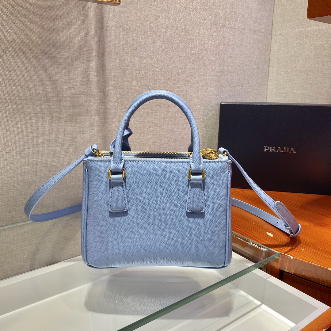 Prada Galleria Saffiano Leather Micro-Bag(20-14.5-9.5cm)   1BA906 - DesignerGu