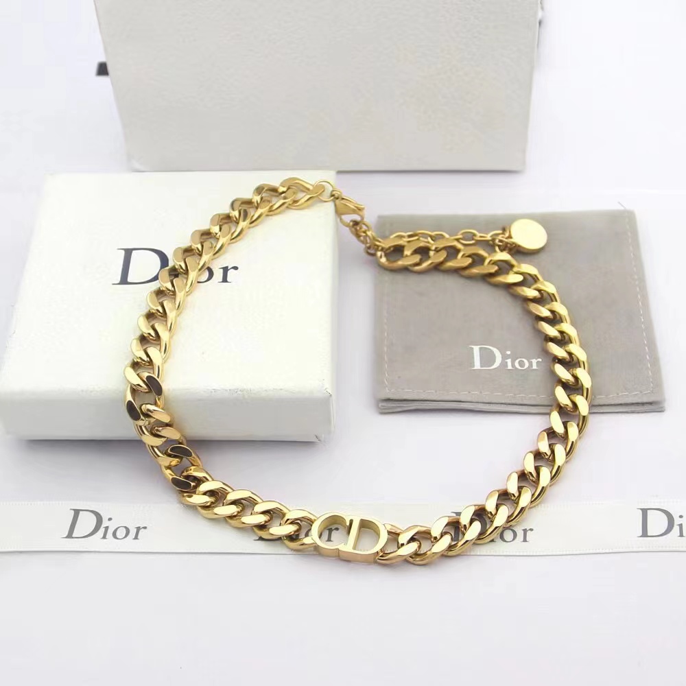 Dior Cuban  Necklace - DesignerGu