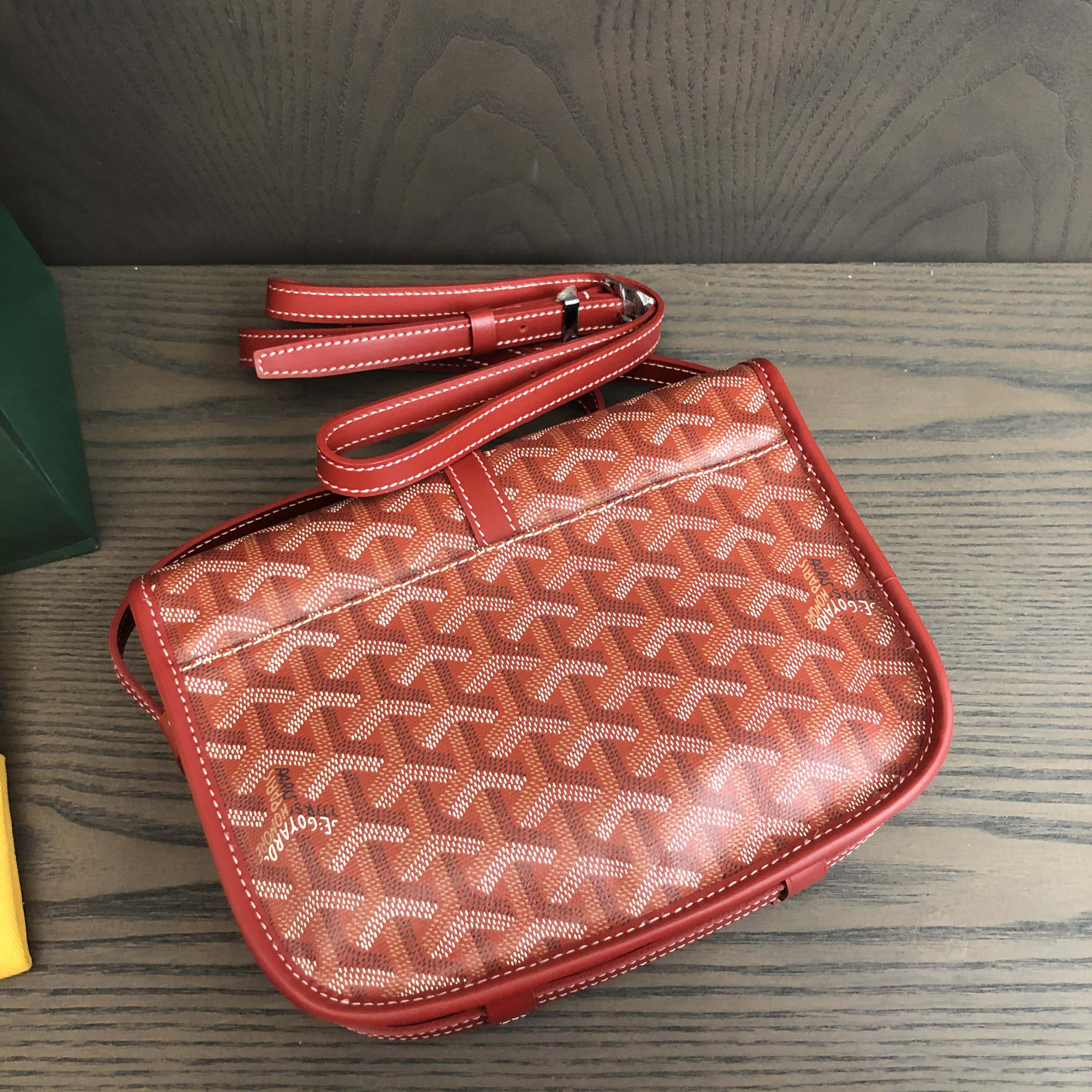 Goyard Belvedere PM Bag In Red(22-15-6.5cm) - DesignerGu