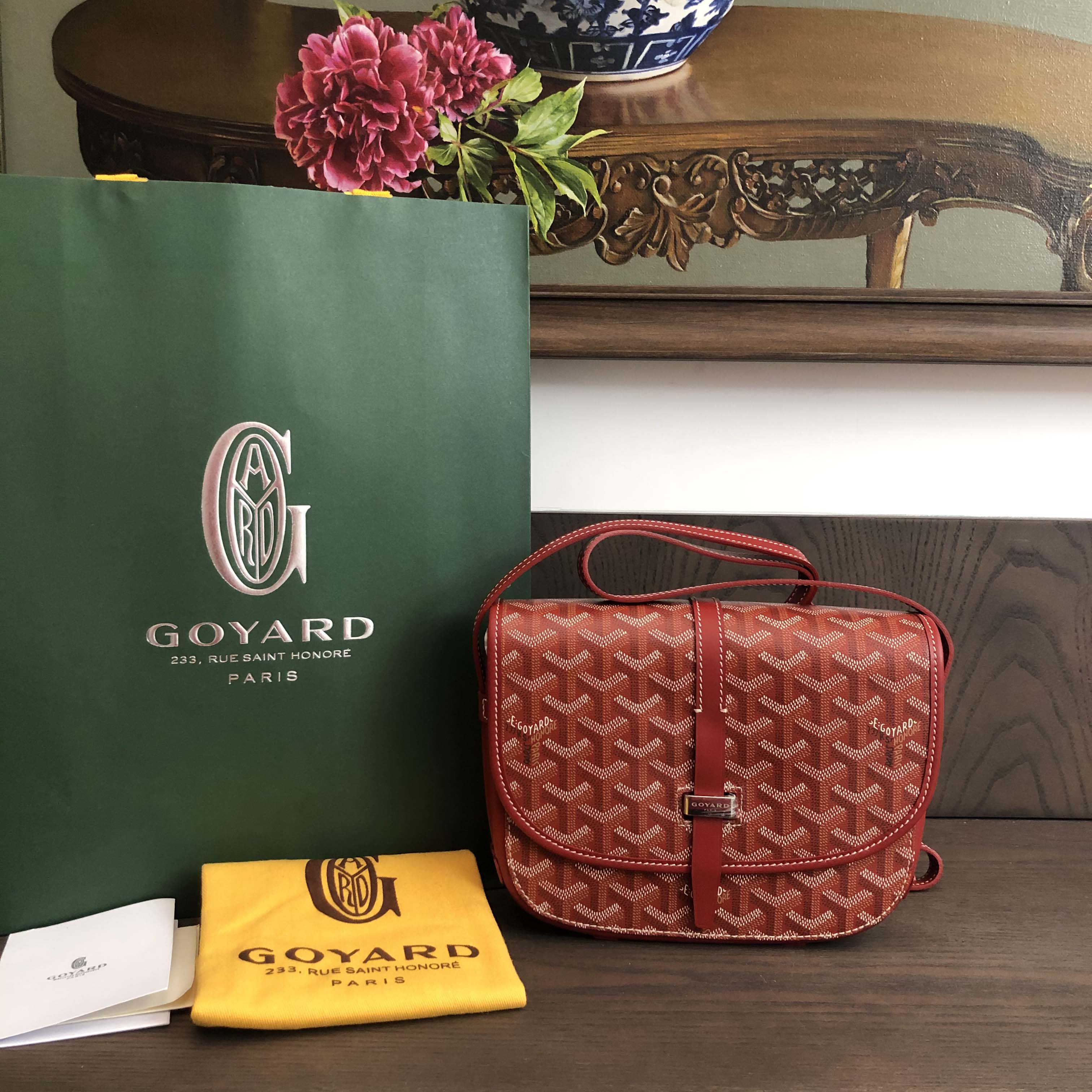 Goyard Belvedere PM Bag In Red(22-15-6.5cm) - DesignerGu