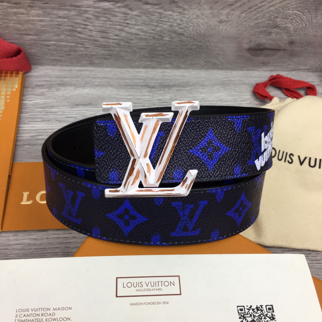 Louis Vuitton Gradient Shape 40MM Reversible Belt - DesignerGu