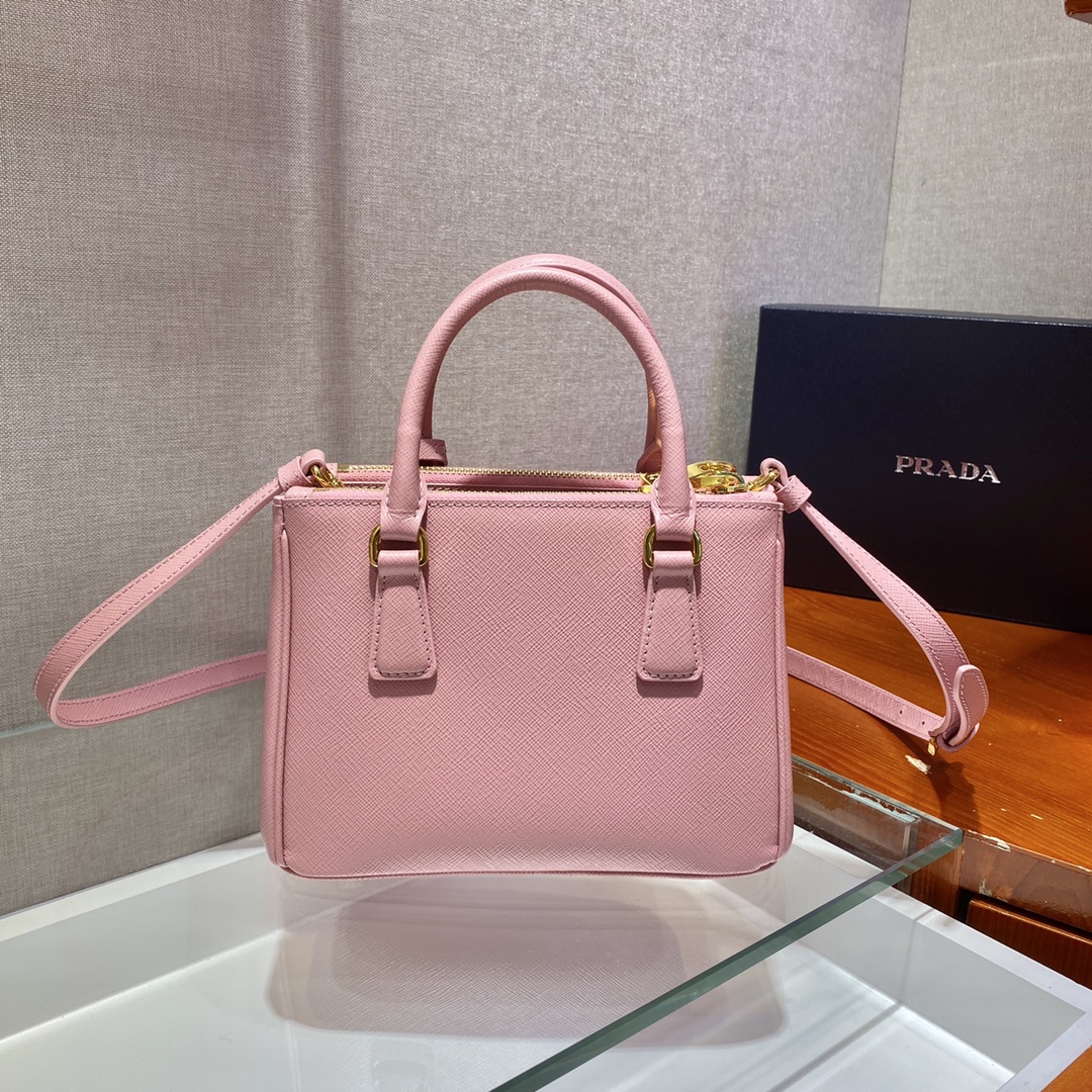 Prada Galleria Saffiano Leather Micro-Bag(20-14.5-9.5cm)   1BA906 - DesignerGu