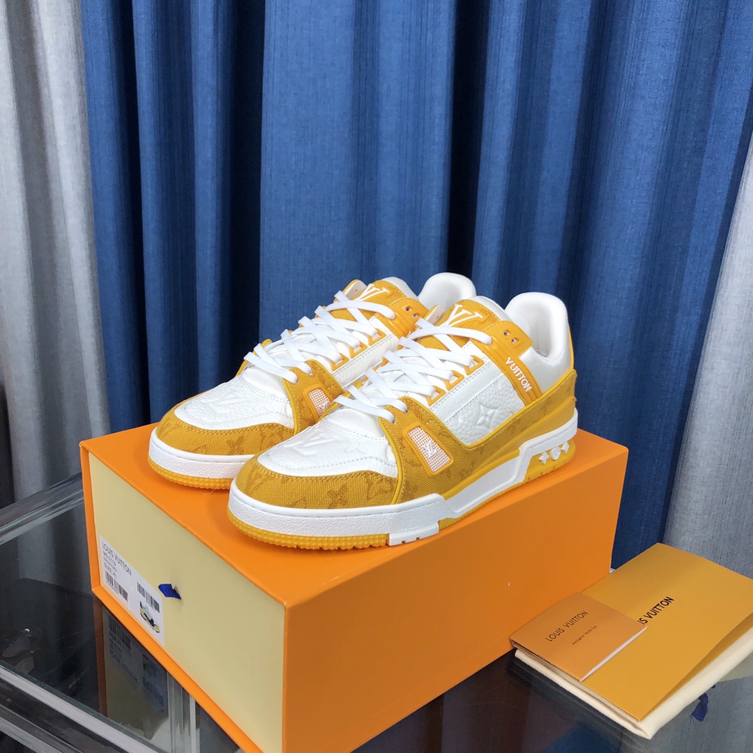 Louis Vuitton LV  Trainer Sneaker(upon uk size) - DesignerGu