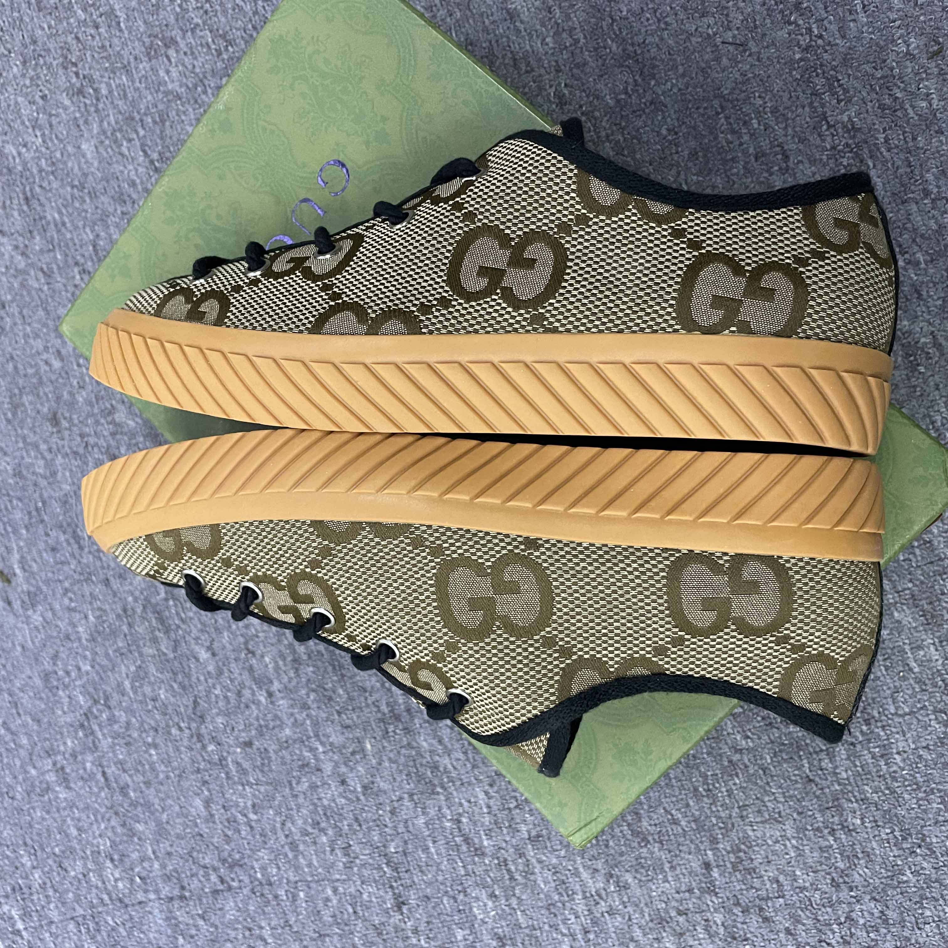 Gucci Men's Maxi GG Sneaker  - DesignerGu